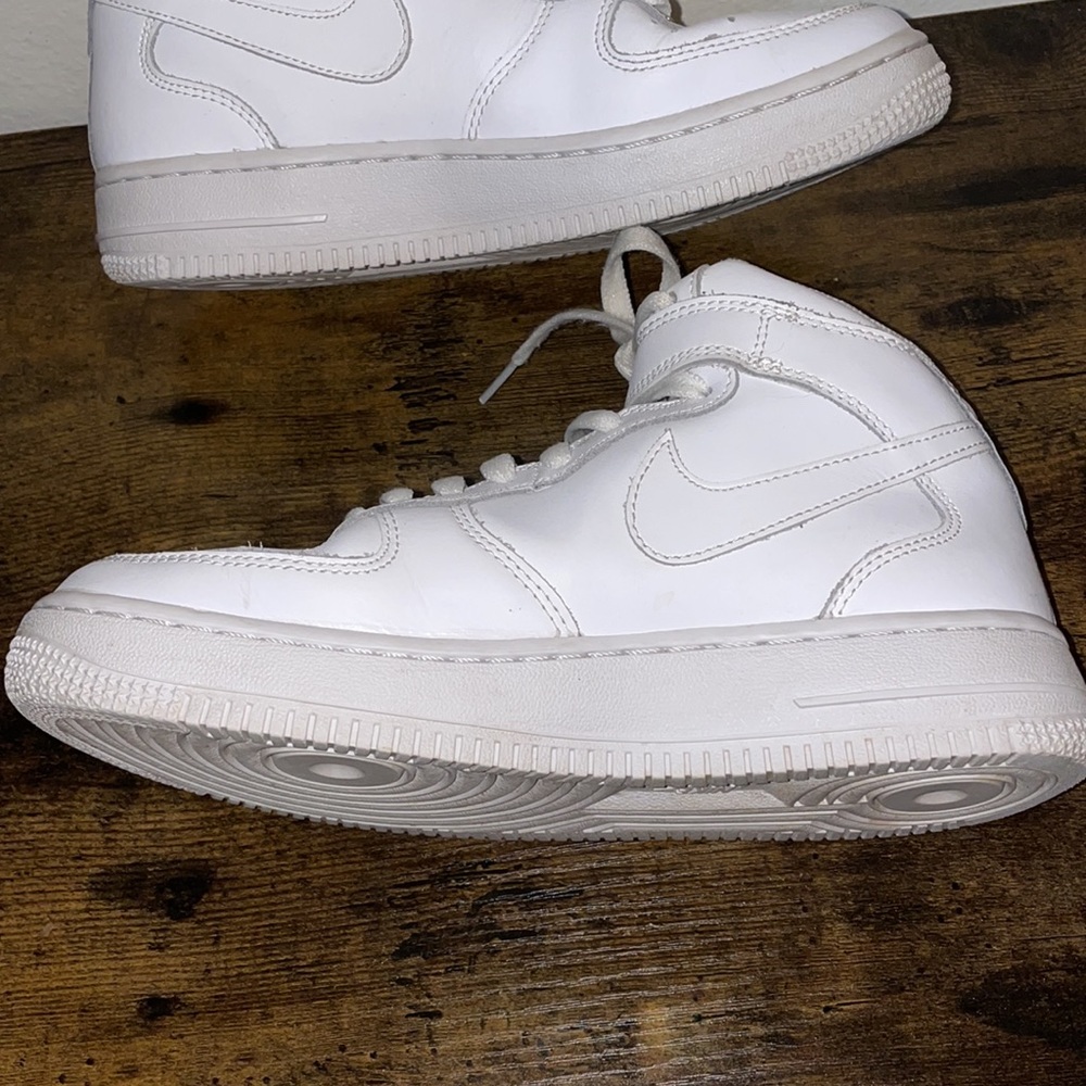 Nike Air Force 1 White hi tops size 5.5 - Picture 8 of 10